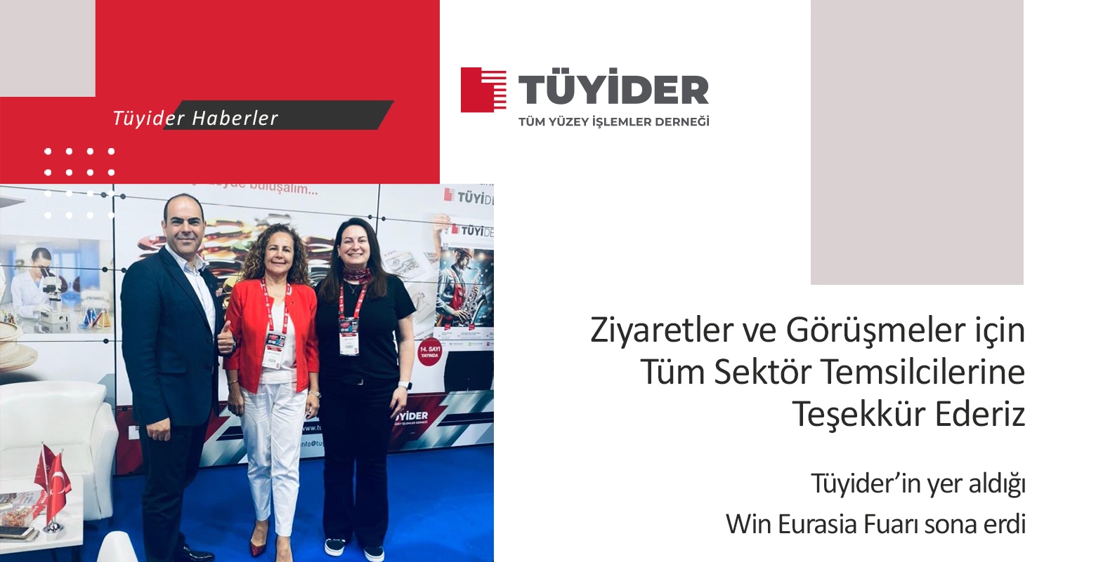 Tüyider’in Yer Aldığı Win Eurasia Fuarı Sona Erdi